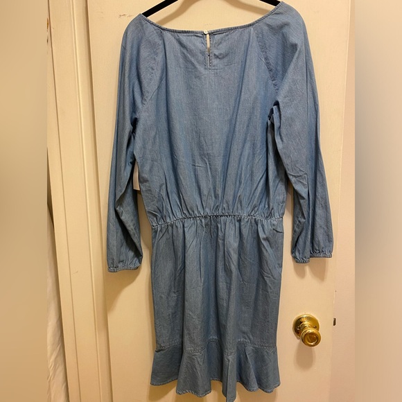 NWT Joie Arryn Blue chambray dress, size Medium - Picture 2 of 8